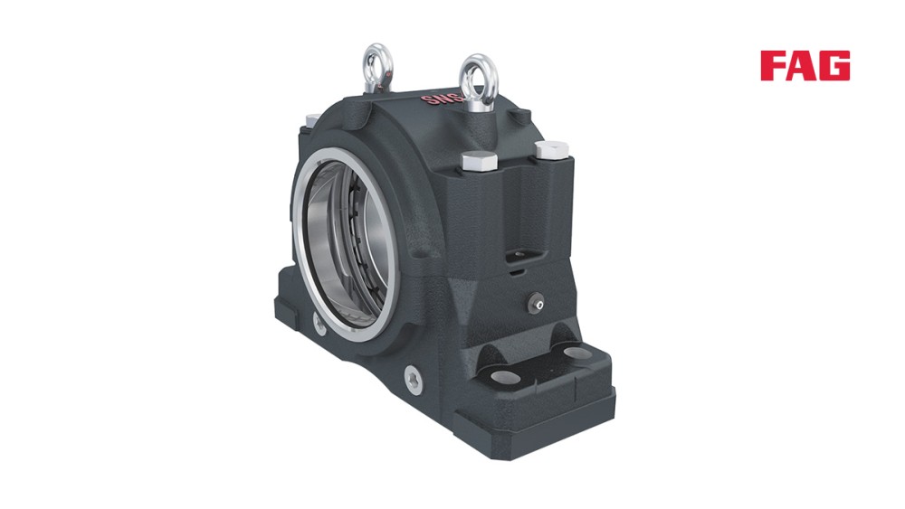 Plummer block outlet bearing